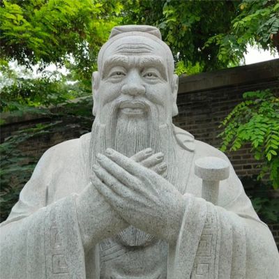 古代名人雕塑戶(hù)外園林景觀擺件