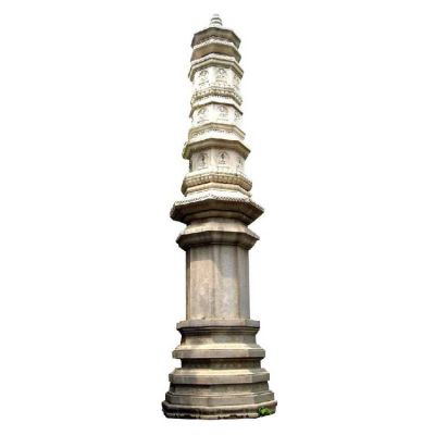 戶外寺廟大型石雕園林經(jīng)幢雕塑